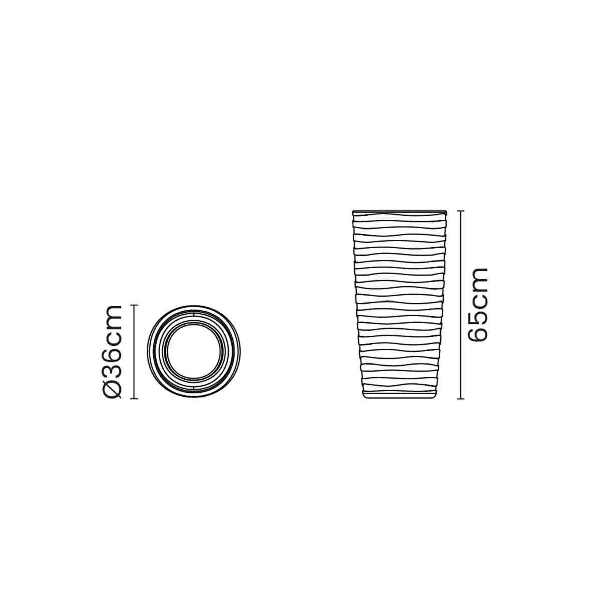 Tramontina Terracotta Grego Planter (65cm High) - Image 2