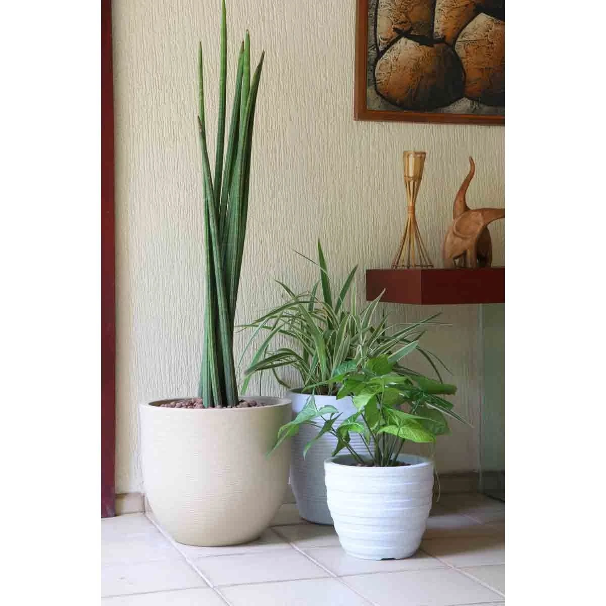 Tramontina Beige Laos Planter (38cm High) - Image 2