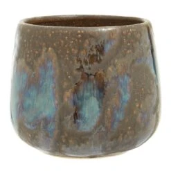 Interiors By Ph Reactive Glaze Brown Planter
