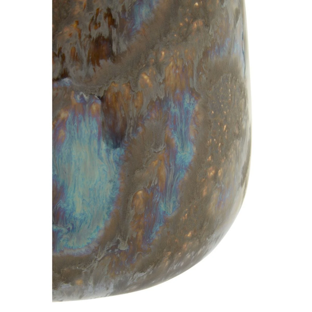 Interiors By Ph Reactive Glaze Brown Planter - Image 3