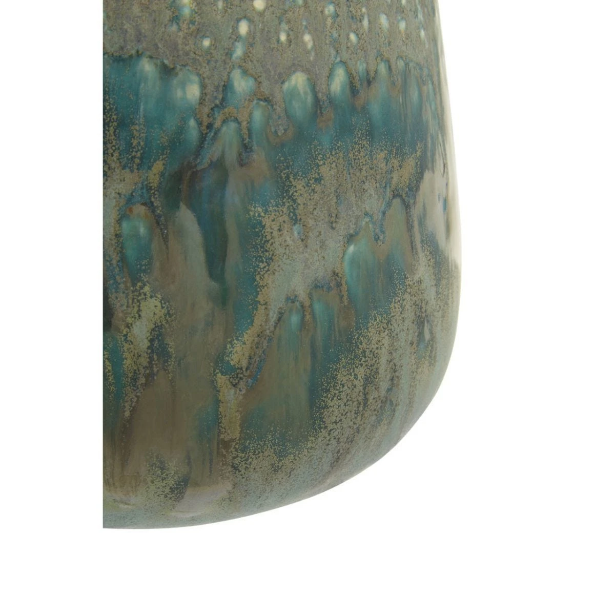 Interiors By Ph Green Reactive Glaze Planter - Image 3