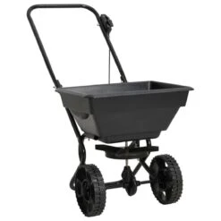 Vidaxl Walk Behind Salt Spreader Pvc And Steel 92X46X70 Cm 15 L
