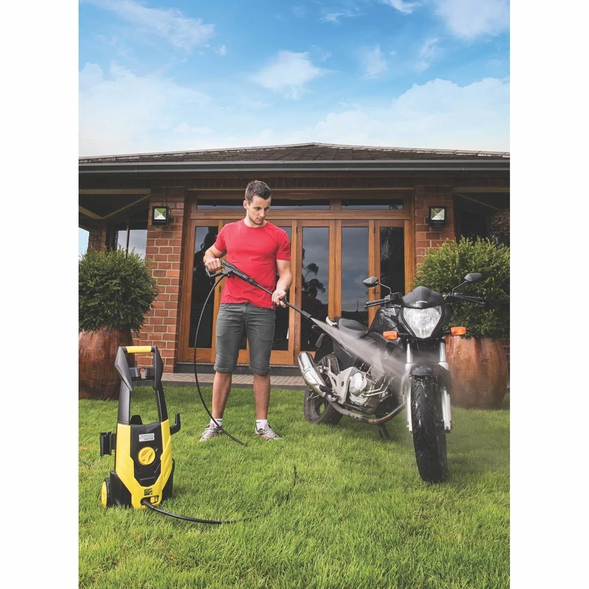 Tramontina High Pressure Washer With 3M Hose With Adjustable Flow And Accessories (1400W 1600 Psi 220V Flow Rate 5.5-6.5 L/Min) - Image 11