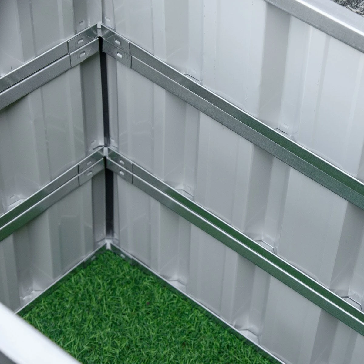 Outsunny 3 Tier Raised Garden Bed Metal Elevated Planer Box Easy Assembly - Image 7