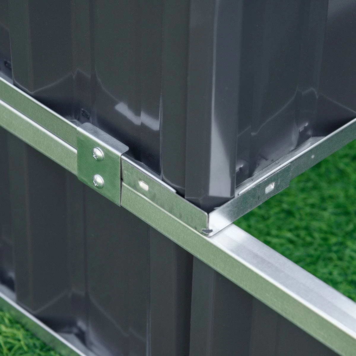 Outsunny 3 Tier Raised Garden Bed Metal Elevated Planer Box Easy Assembly - Image 8