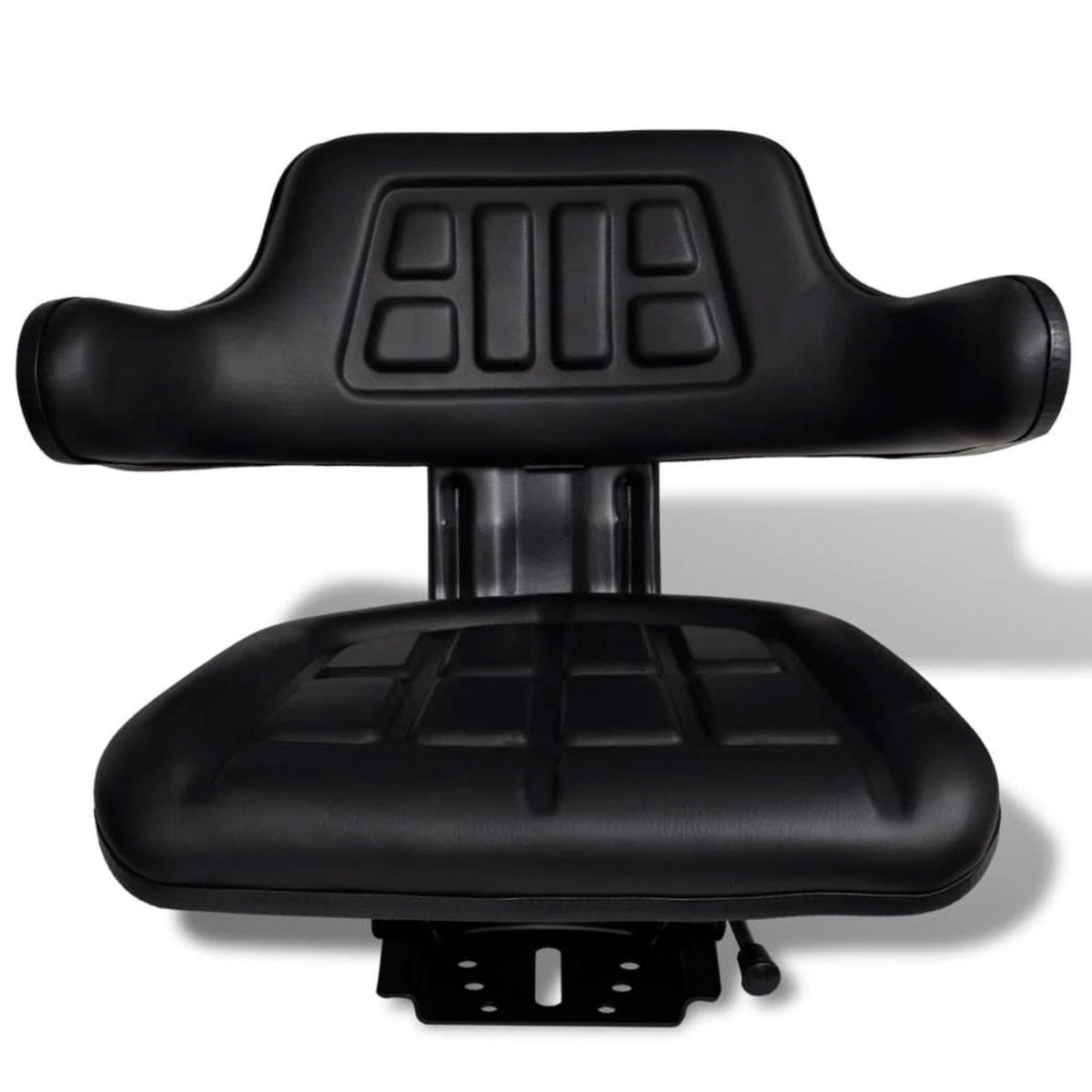 VidaXL Tractor Seat With Backrest Black - Image 2
