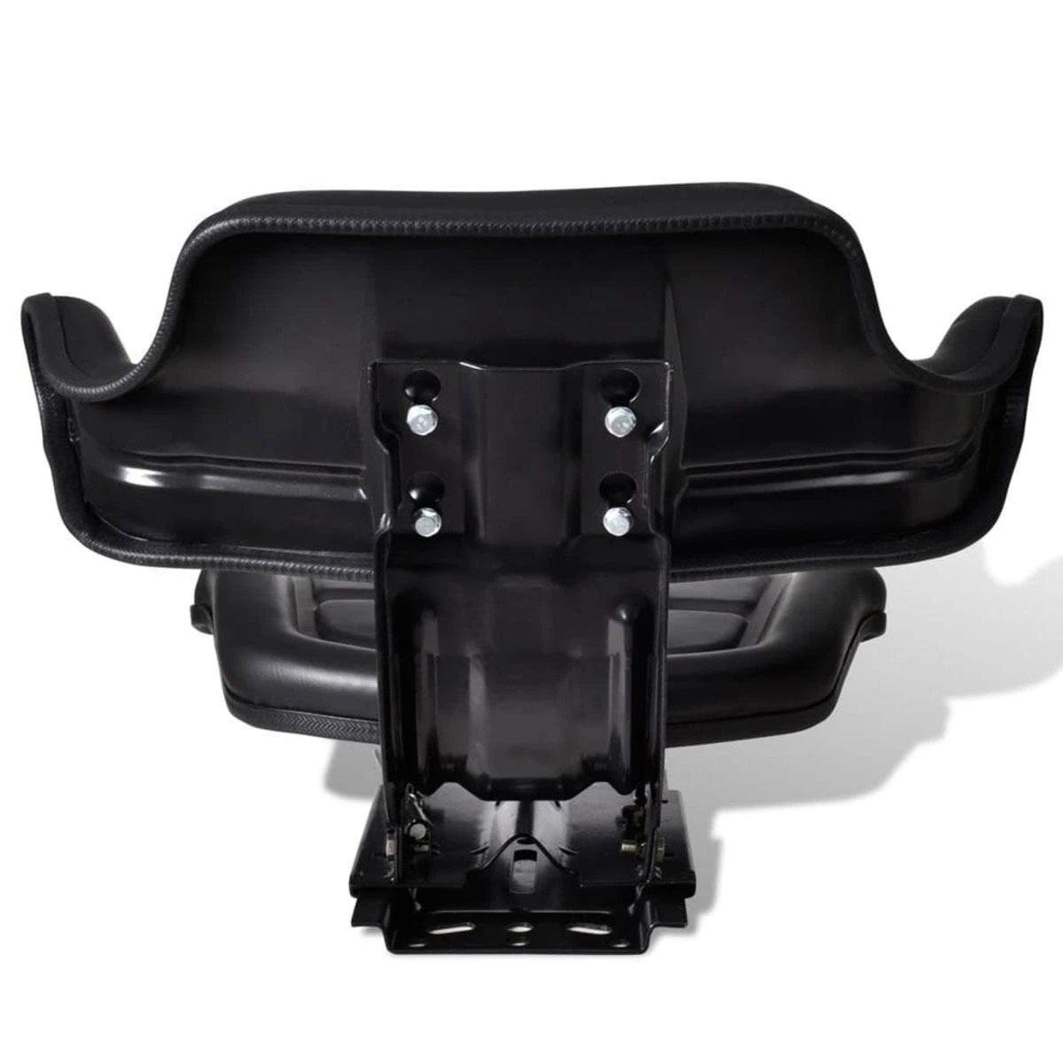 VidaXL Tractor Seat With Backrest Black - Image 4