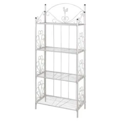 VidaXL Plant Rack Square White
