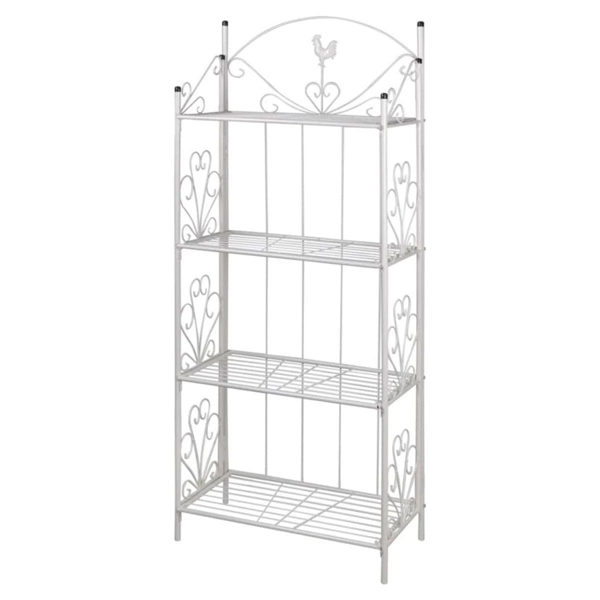 VidaXL Plant Rack Square White
