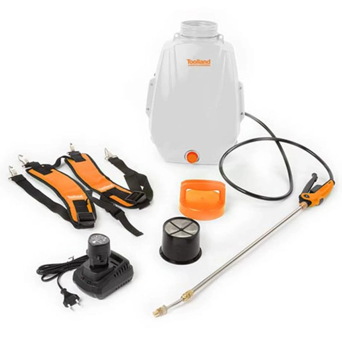 Toolland Battery-powered Backpack Pressure Sprayer 12 L - Image 4