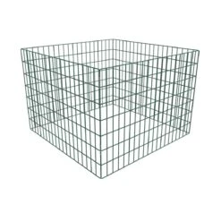 Vidaxl Square Mesh Garden Composter 100 X 100 X 70 Cm