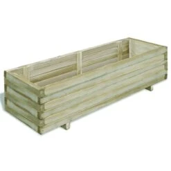 VidaXL Raised Bed 120x40x30 Cm Wood Rectangular