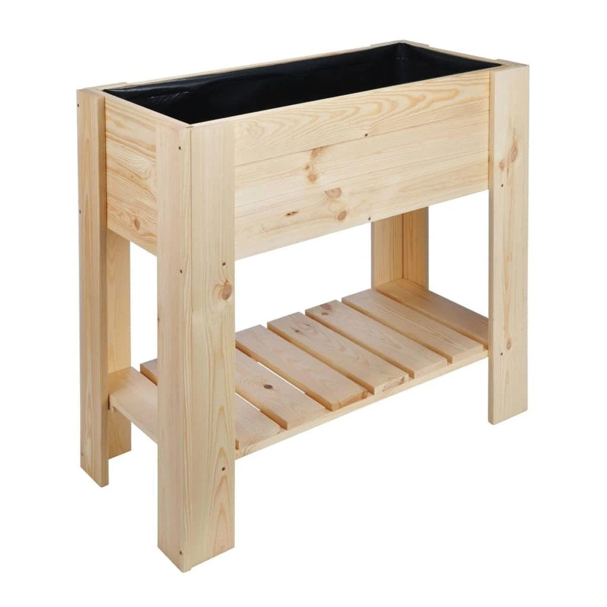 HI Raised Bed 92x41x80 Cm Pine Wood
