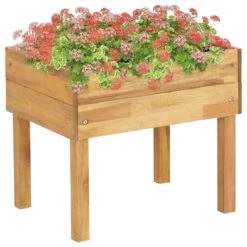 Vidaxl Raised Garden Planter 50x40x45cm Solid Acacia Wood