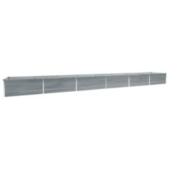 Vidaxl Garden Raised Bed Galvanised Steel 600x80x45cm Grey