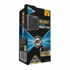 Deadfast Electronic Mouse Trap Reusable Rodent Control Indoor Use