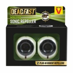 Deadfast Mini Pro Sonic Mouse & Rat Repeller Plug-in Twin 2 Pack