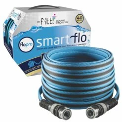 Flopro Fitt Force Complete Gardenhose Set Kink-resistant Commercial Grade 40M