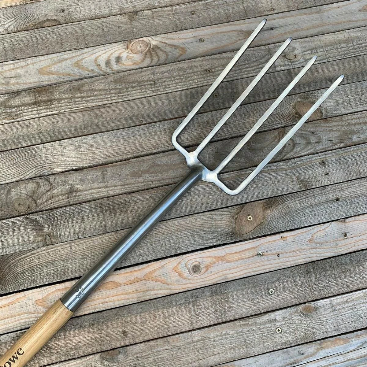 Kent & Stowe Stainless Steel Digging Fork Rust Resistant For Gardening - Image 3