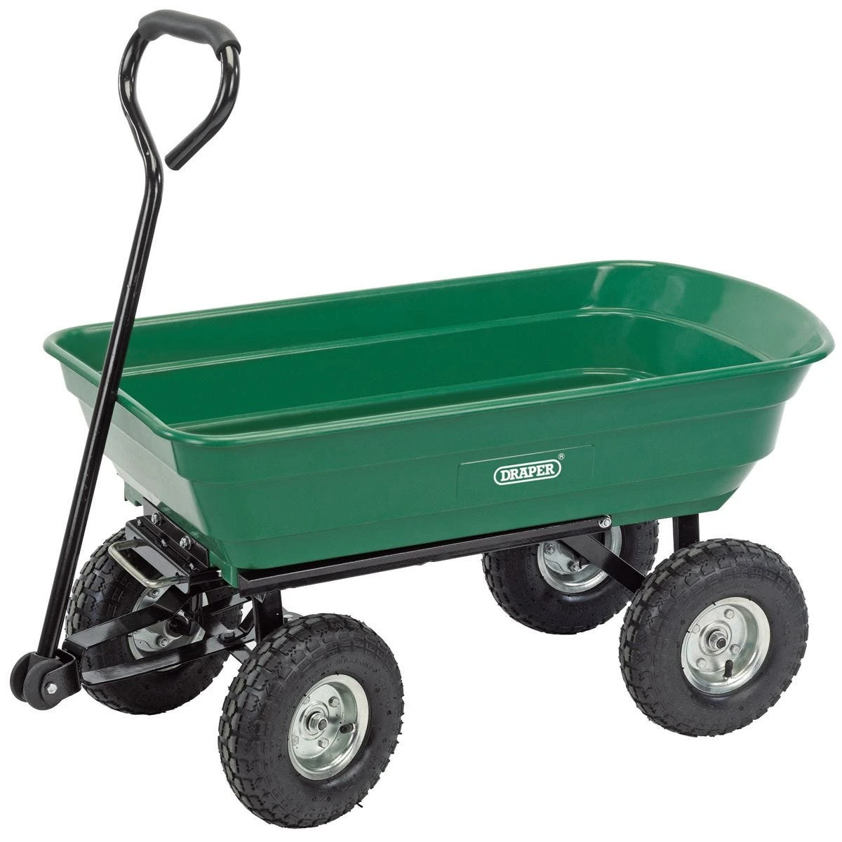 Draper 75L Mobile Tipper Cart - Image 4