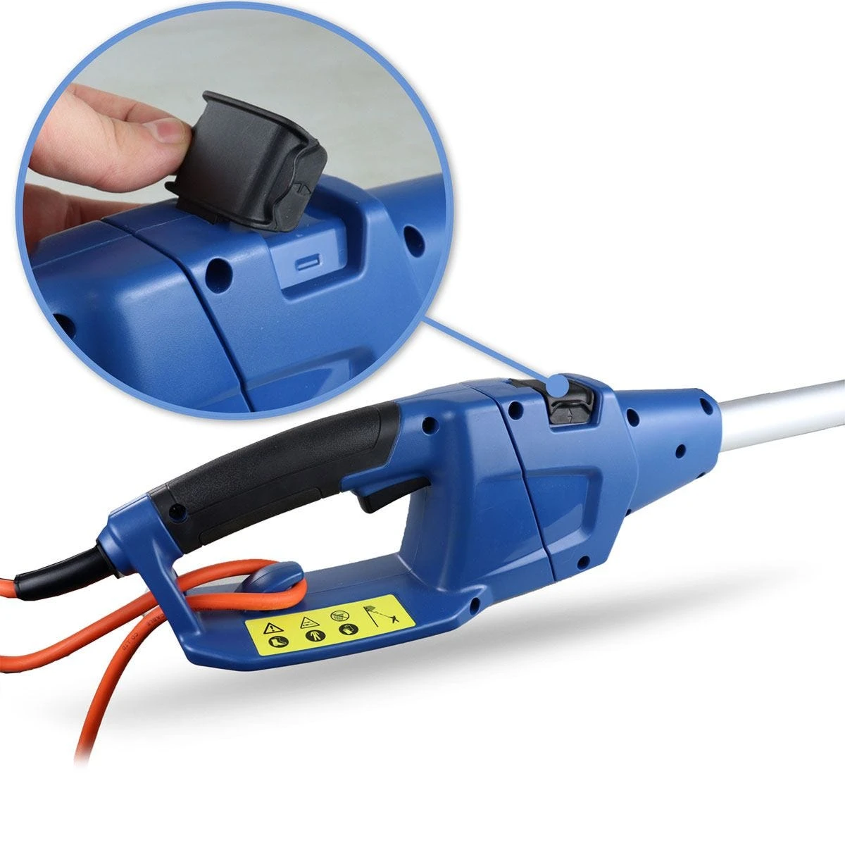 Hyundai 550W 450mm 2-in-1 Convertible Corded Electric Pole Hedge Trimmer/Pruner HYP2HT550E - Image 5