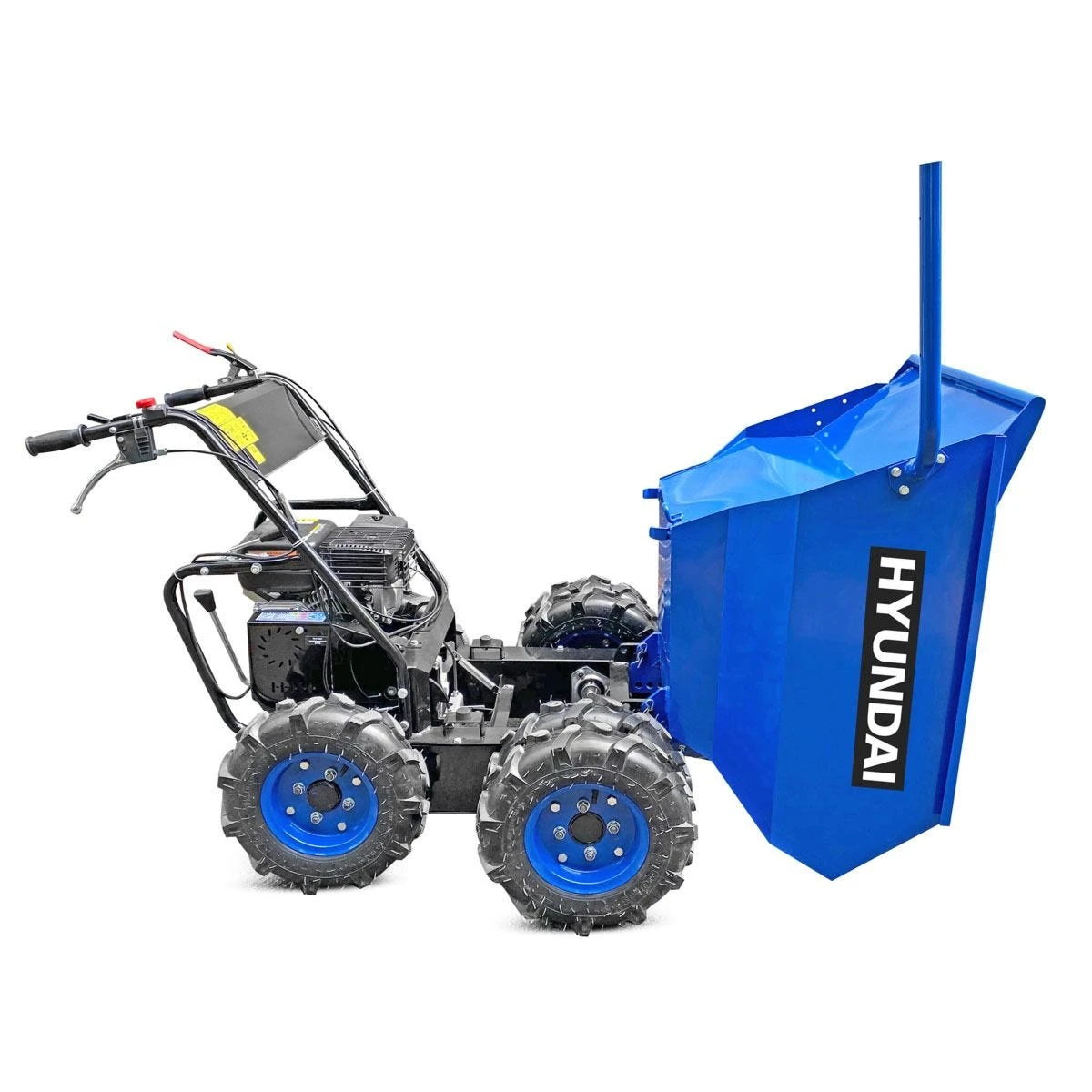 Hyundai 196cc 4-wheel Drive 500Kg Payload Mini Dumper/Power Barrow HYMD500