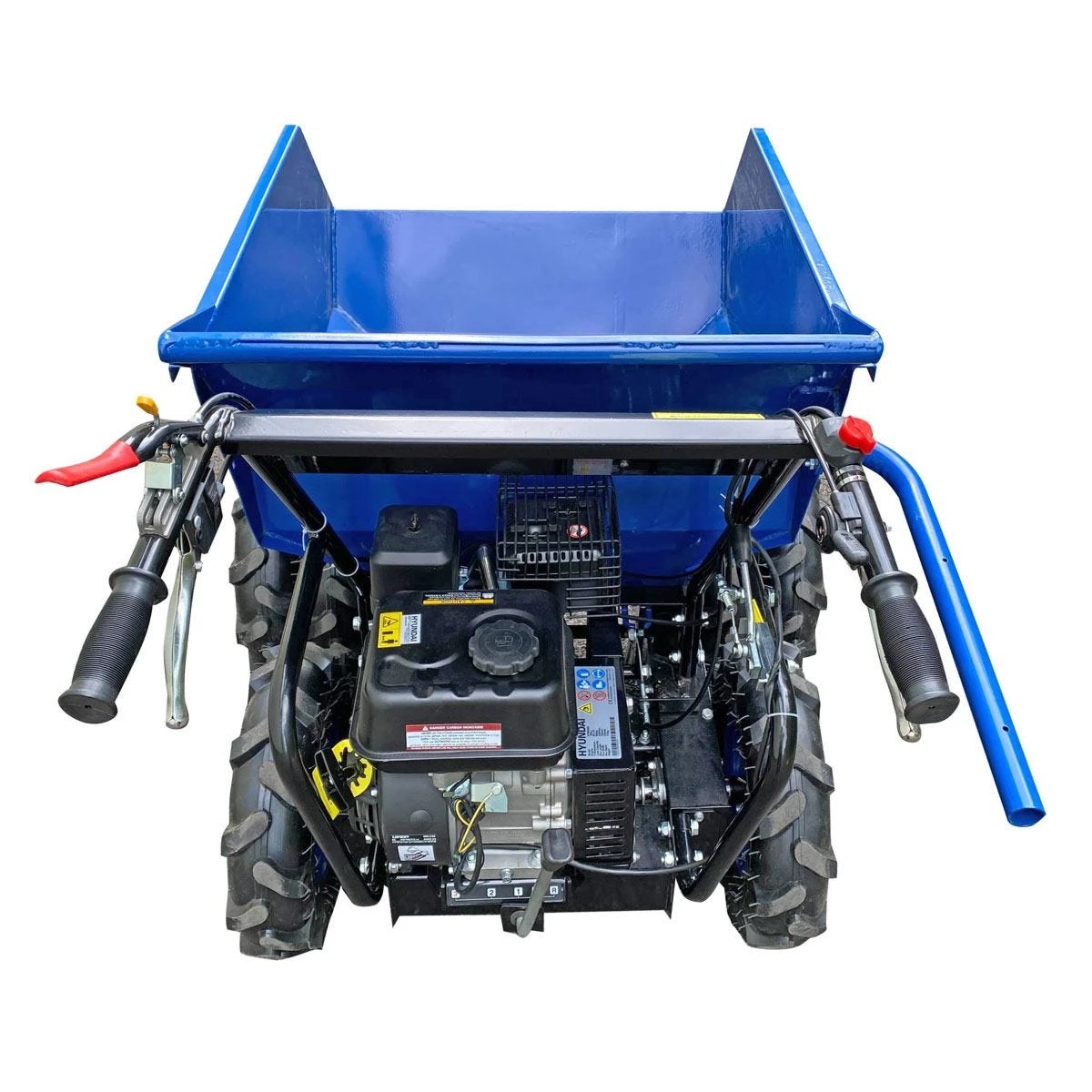 Hyundai 196cc 4-wheel Drive 500Kg Payload Mini Dumper/Power Barrow HYMD500 - Image 2