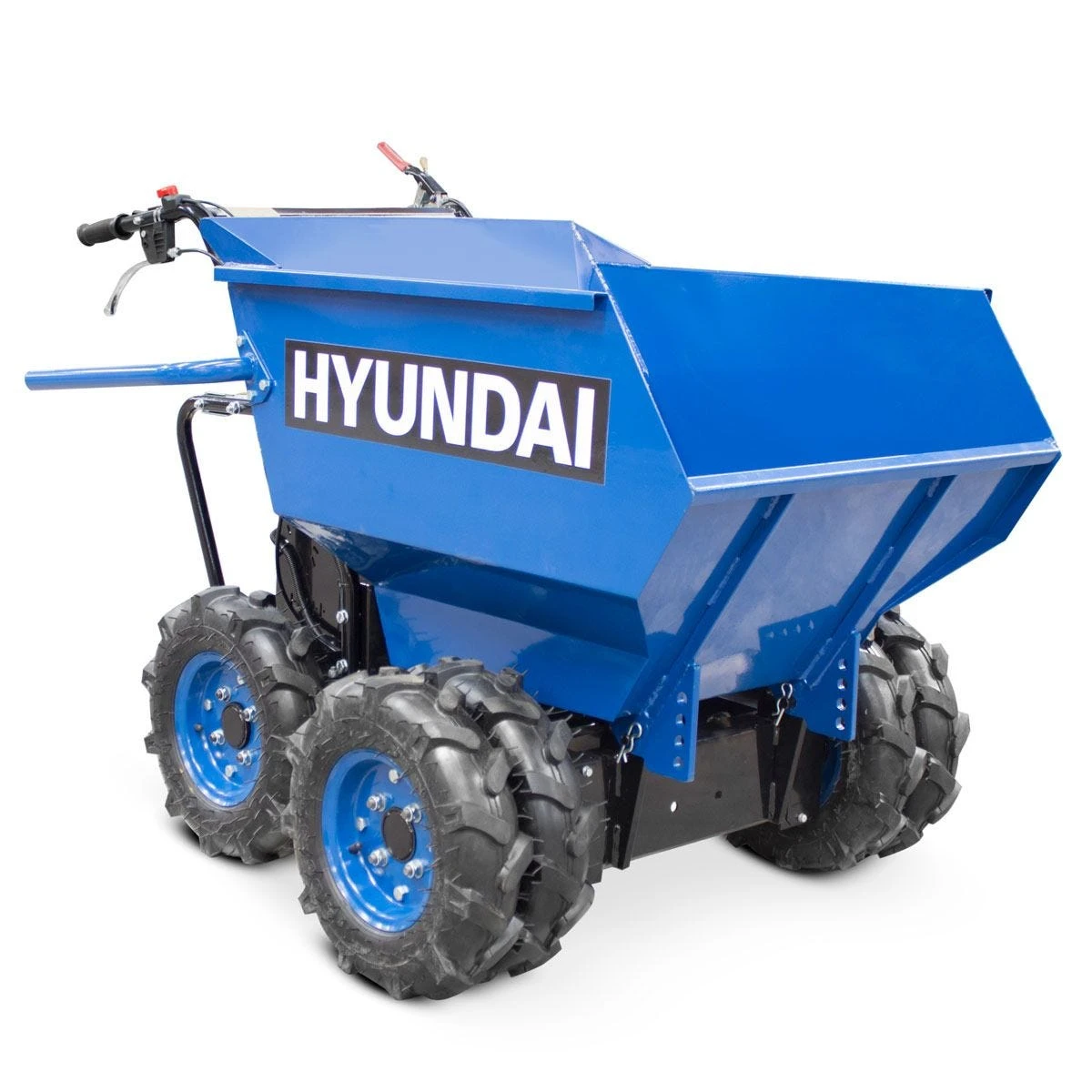 Hyundai 196cc 4-wheel Drive 500Kg Payload Mini Dumper/Power Barrow HYMD500 - Image 7