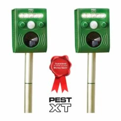 Garden Gear Pest XT Solar U/Sonic Flash Repeller 2Pk