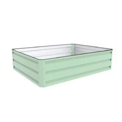Garden Gear Metal Raised Garden Bed 120x90cm - Light Green