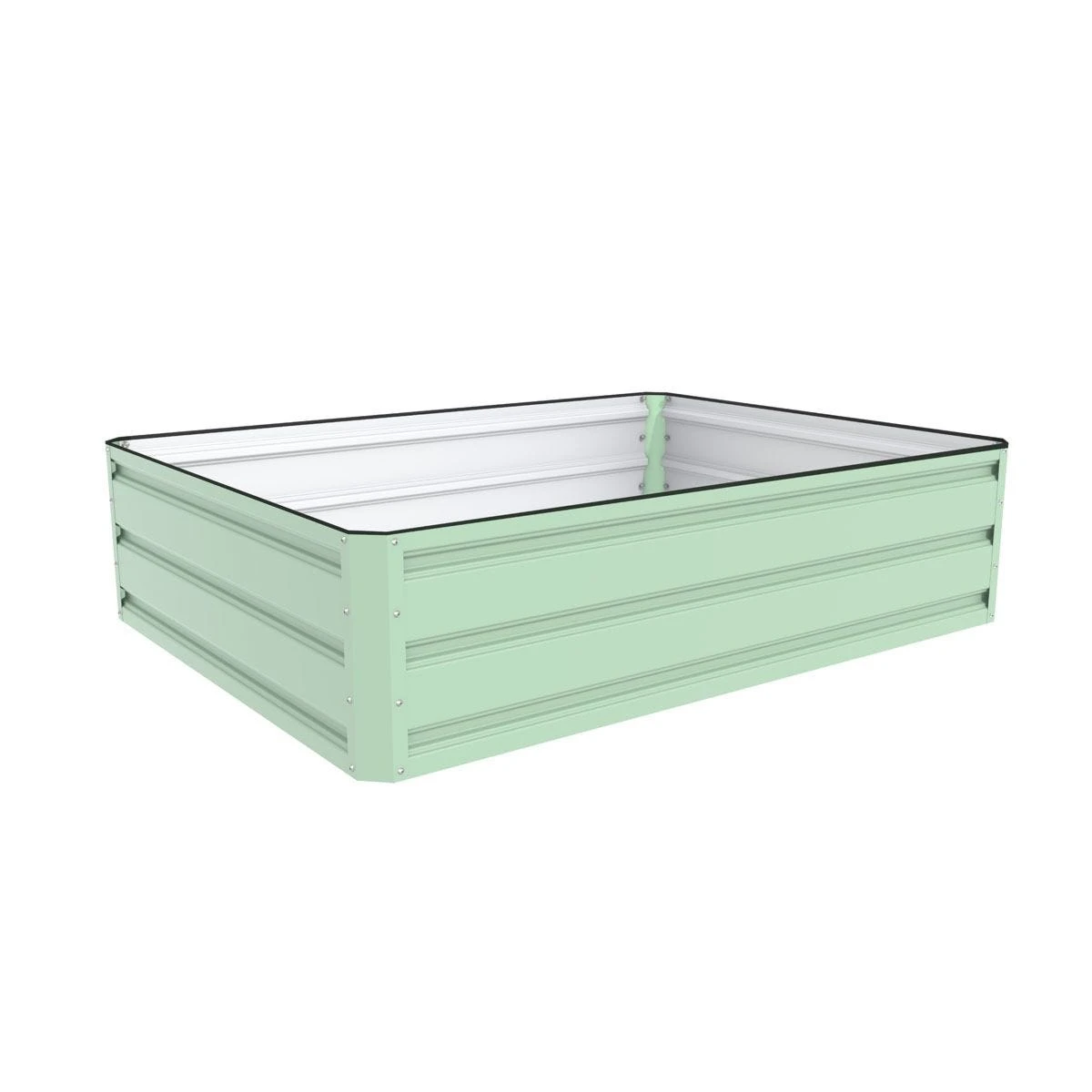 Garden Gear Metal Raised Garden Bed 120x90cm - Light Green