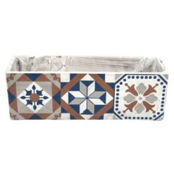 Ceramics Portuguese Tiled Rectangular Planter