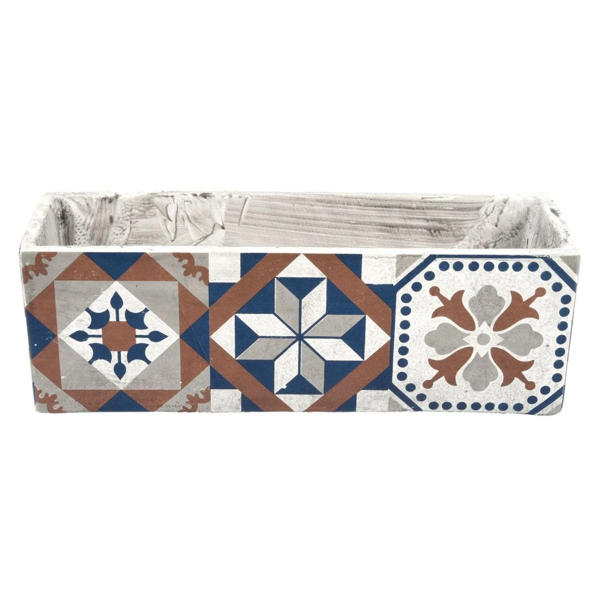 Ceramics Portuguese Tiled Rectangular Planter