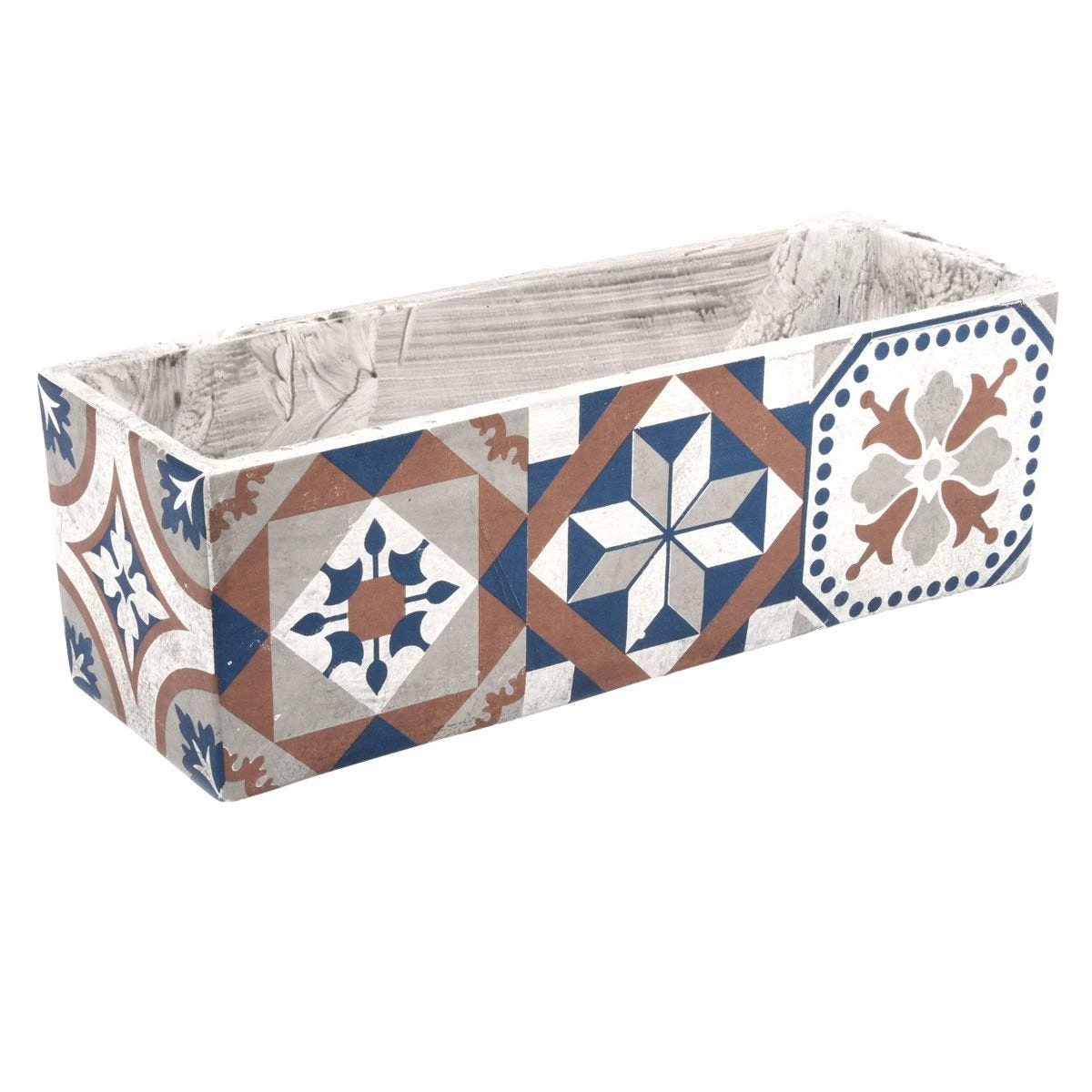 Ceramics Portuguese Tiled Rectangular Planter - Image 2