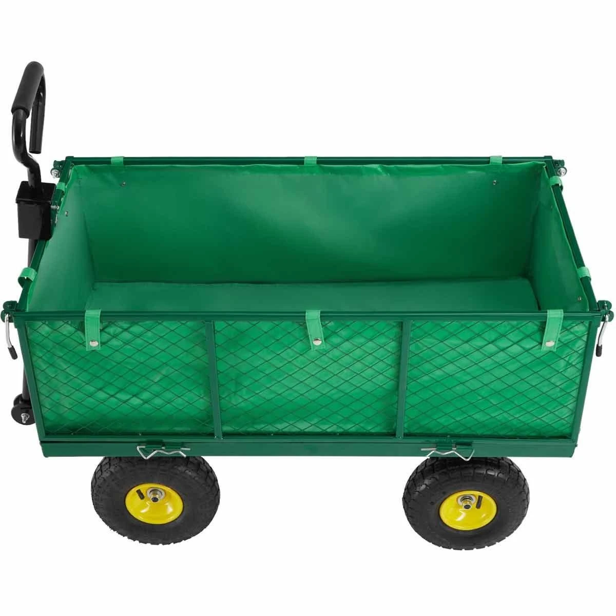 Tectake Garden Trolley With Inner Lining Max. 550Kg Green - Image 8