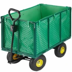 Tectake Garden Trolley Large Max. 544Kg Green