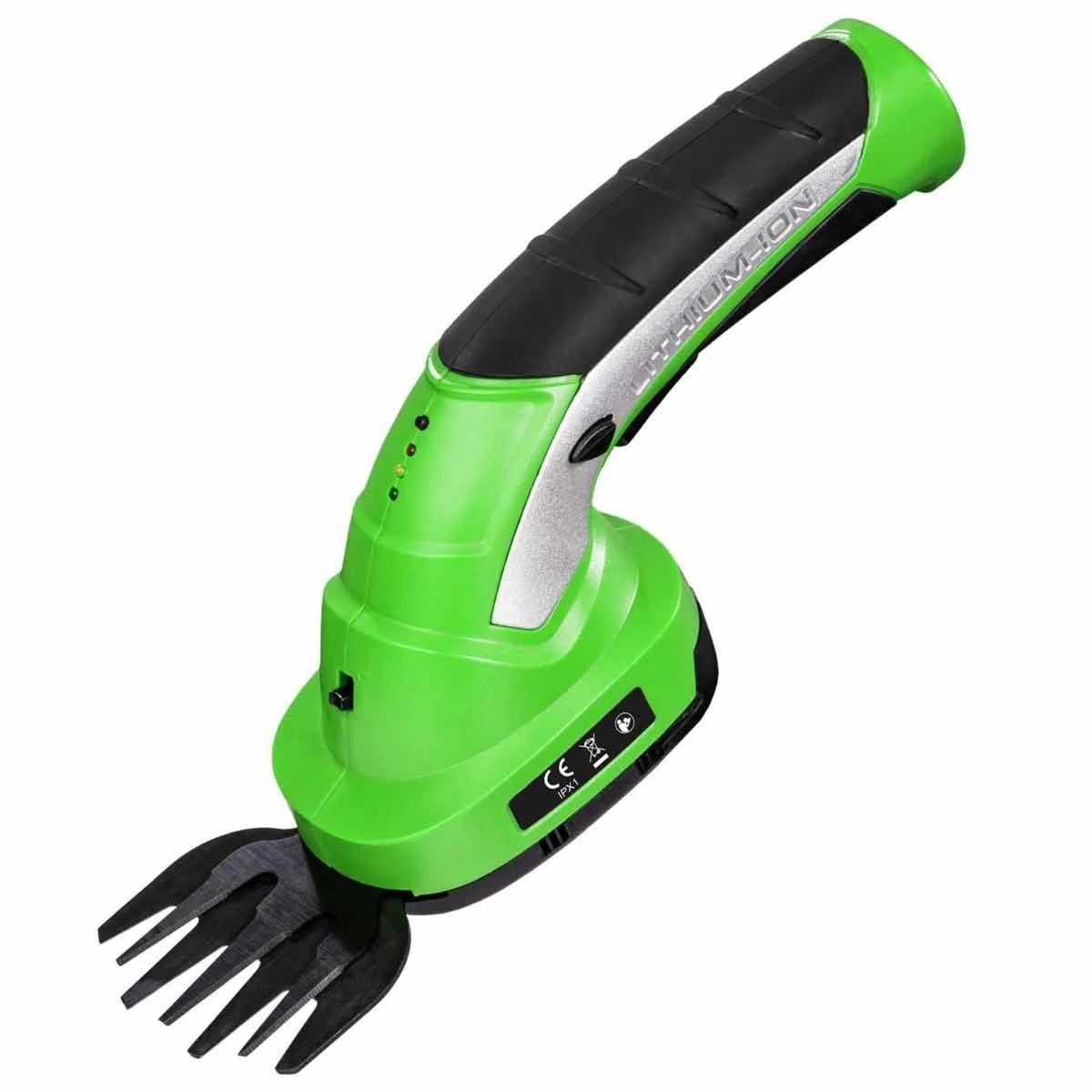 Tectake Cordless Hedge Trimmer With 2 Attachments And Telescopic Pole Incl. Battery Green - Image 5