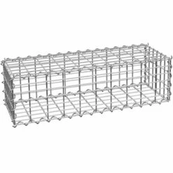 Tectake Gabion Basket 5X10cm Grey