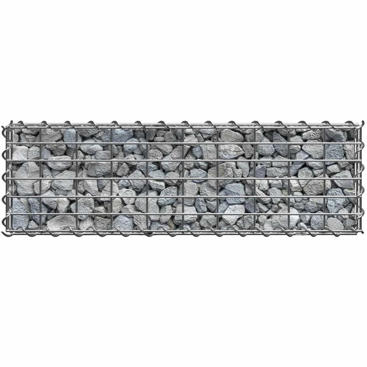 Tectake Gabion Basket 5X10cm Grey - Image 2