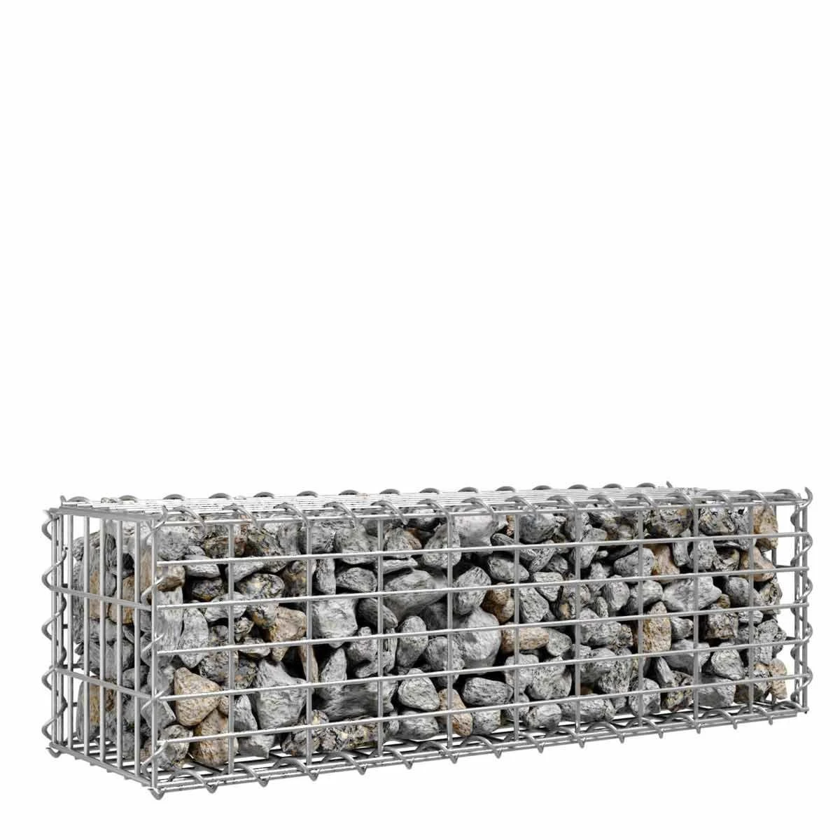 Tectake Gabion Basket 5X10cm Grey - Image 5