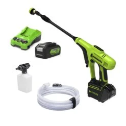 Greenworks 24V 24 Bar Cordless Hand Held Pressure Washer (4AH Battery & 2A Charger)