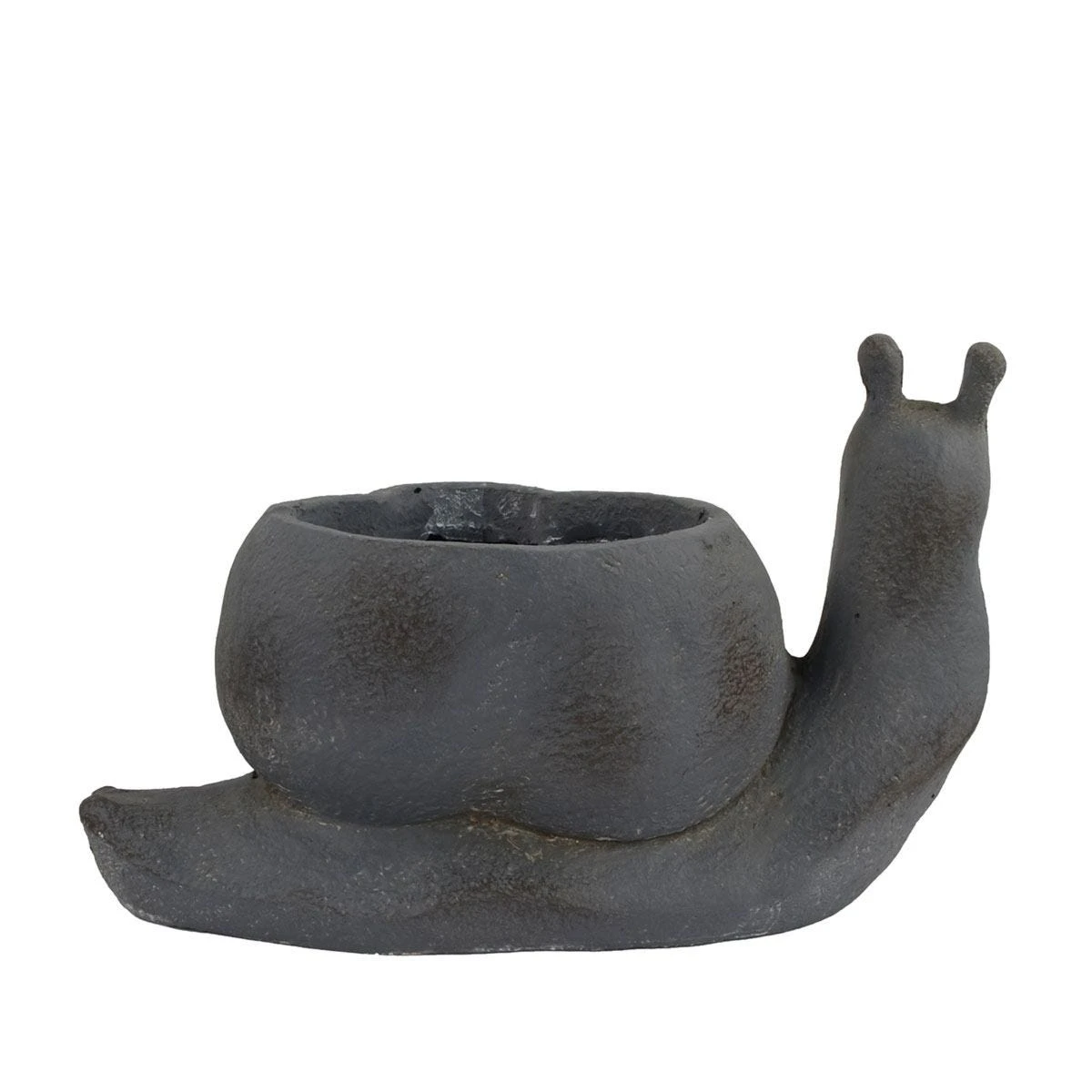Solstice Sculptures Snail Planter 24Cm Blue Iron Effect - Image 5