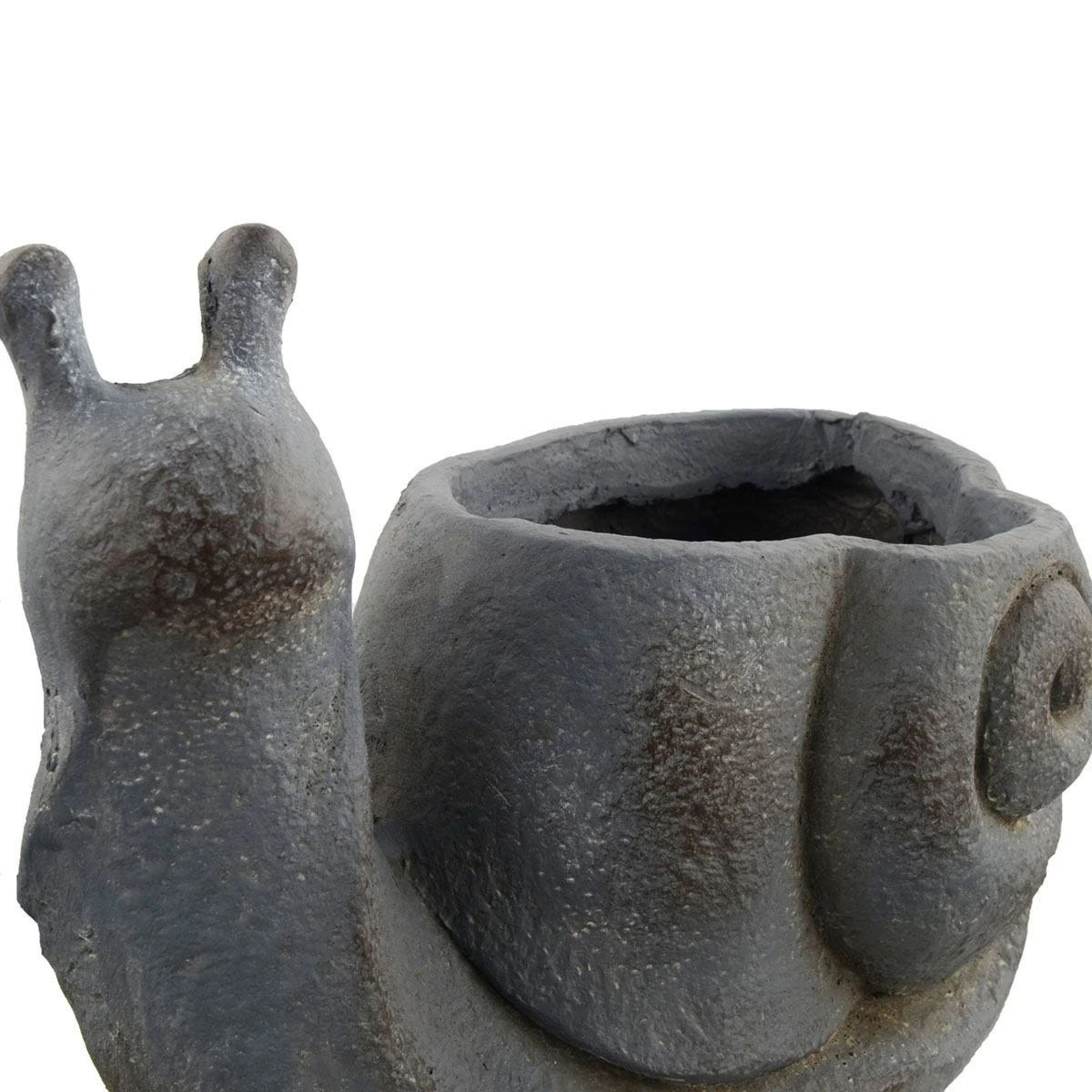 Solstice Sculptures Snail Planter 24Cm Blue Iron Effect - Image 7