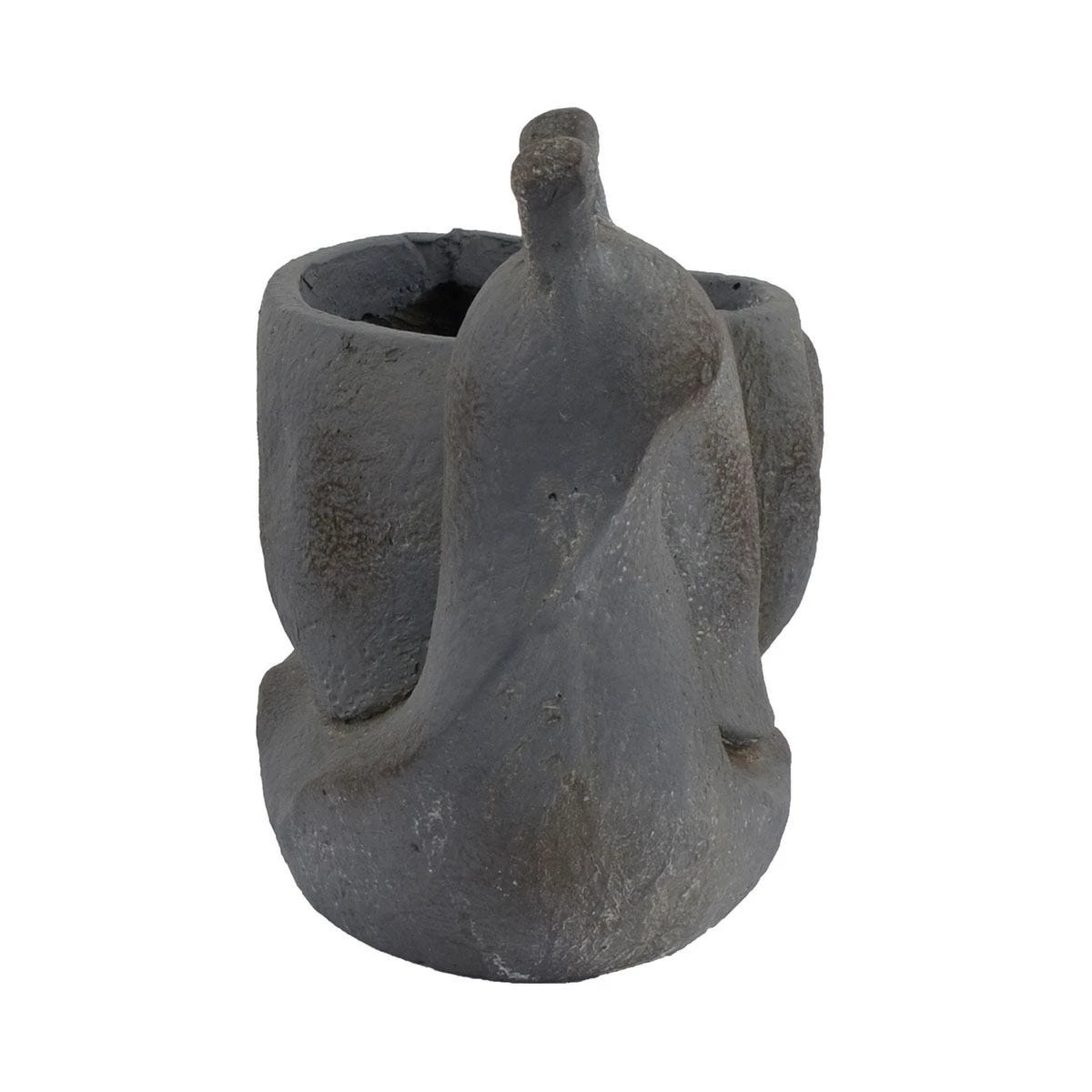 Solstice Sculptures Snail Planter 24Cm Blue Iron Effect - Image 9