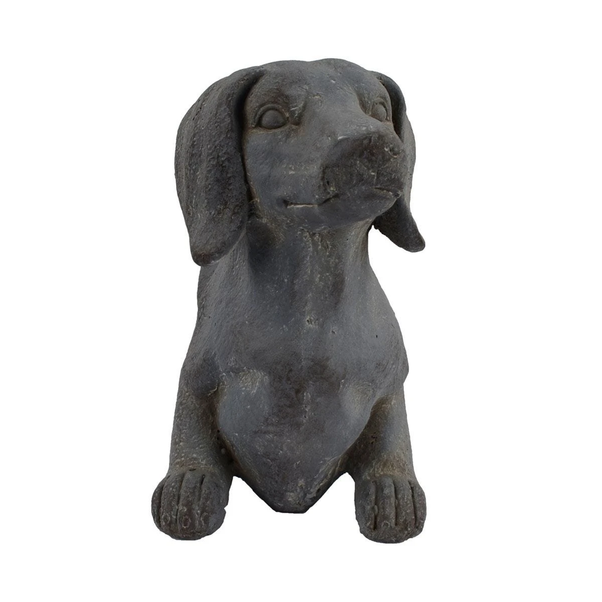 Solstice Sculptures Sausage Dog Planter 30Cm Blue Iron Effect - Image 11