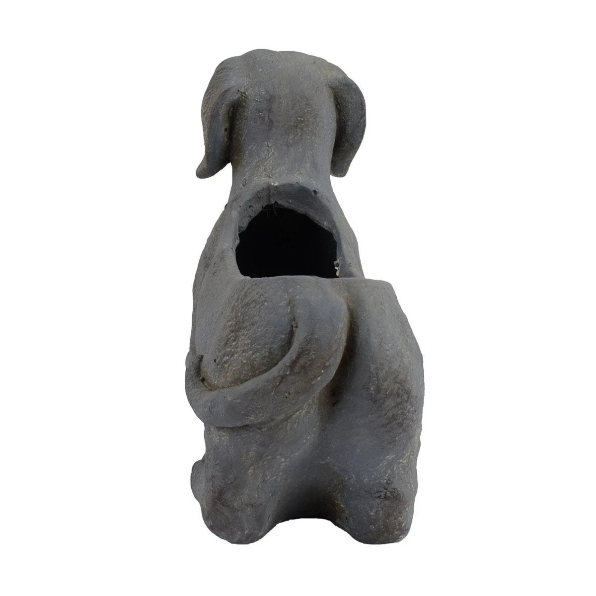 Solstice Sculptures Sausage Dog Planter 30Cm Blue Iron Effect - Image 9