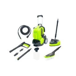 Greenworks G40 135 Bar Pressure Washer (Inc Patio Cleaner, Brush & Foam Sprayer)