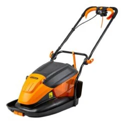 LawnMaster 33cm 1500W Hover Electric Lawnmower With Grass Collection