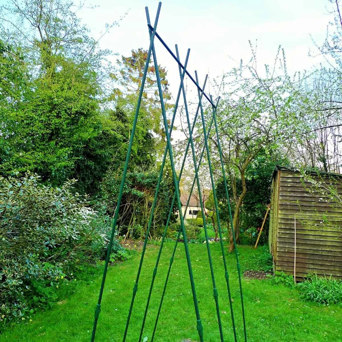 Gardenskill Easy Grow Runner Bean Frame And Climbing Plant Support Trellis 0.75 X 1.2 X 2.4M