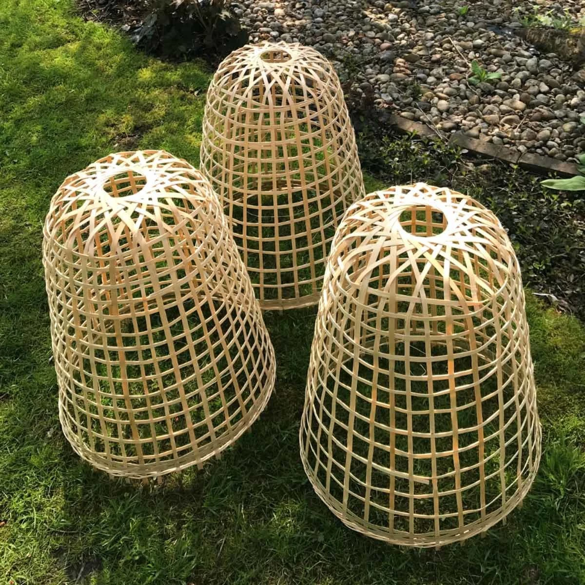 Gardenskill Bamboo Bell Cloche And Garden Plant Protection Cover Large - Pack Of 3 - Image 4